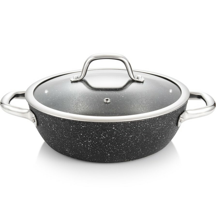 Tescoma Panvica hlboká s pokrievkou PRESIDENT Stone, 24 cm