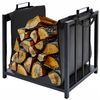 Suport metalic Aldotrade pentru lemne cu geantă de transport, 51 x 37 x 50,5 cm