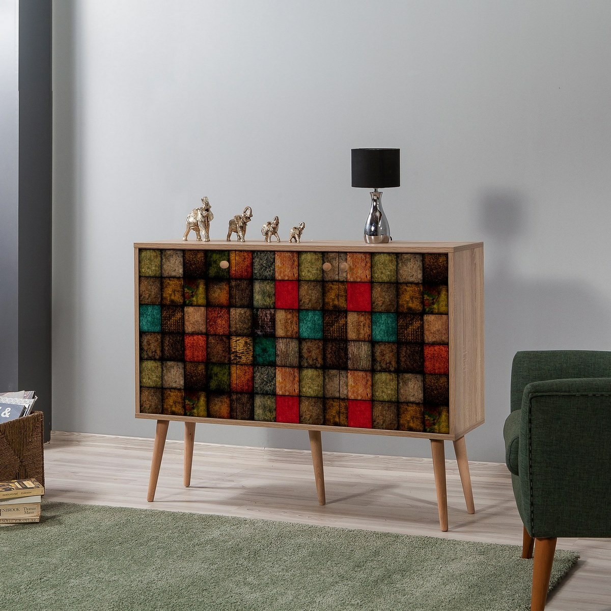 Skrinka Mega Cubes Sonoma Oak