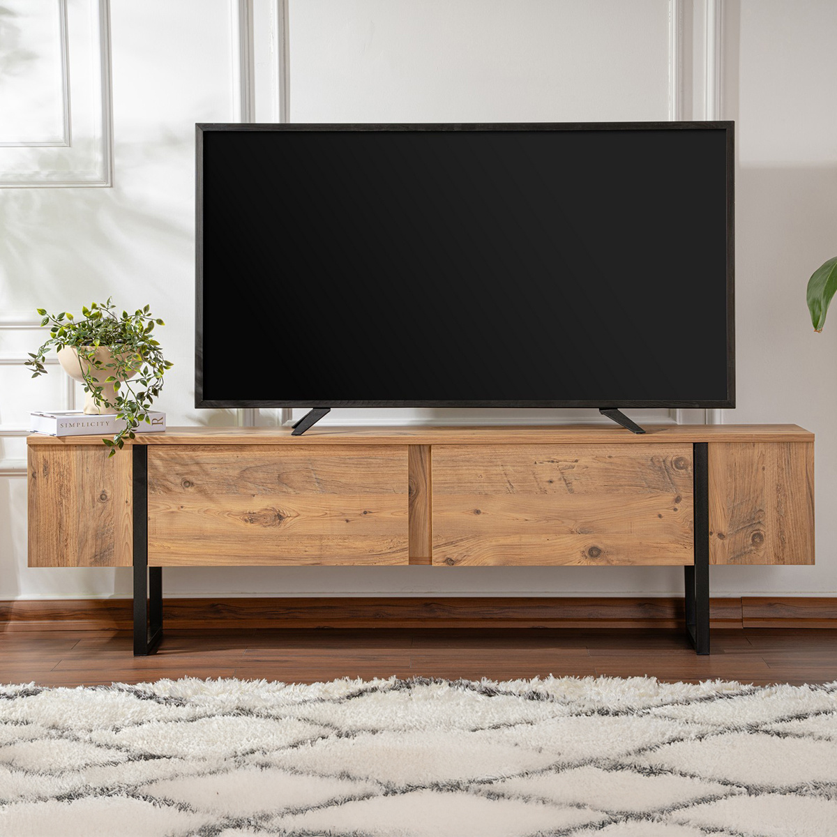 Televízny stolík Serenity Atlantic Pine