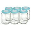 Set 6 borcane de conservare Made with love,390 ml.