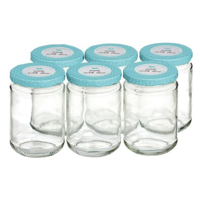 Set 6 borcane de conservare Made with love,390 ml.