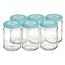 Set 6 borcane de conservare Made with love,390 ml.