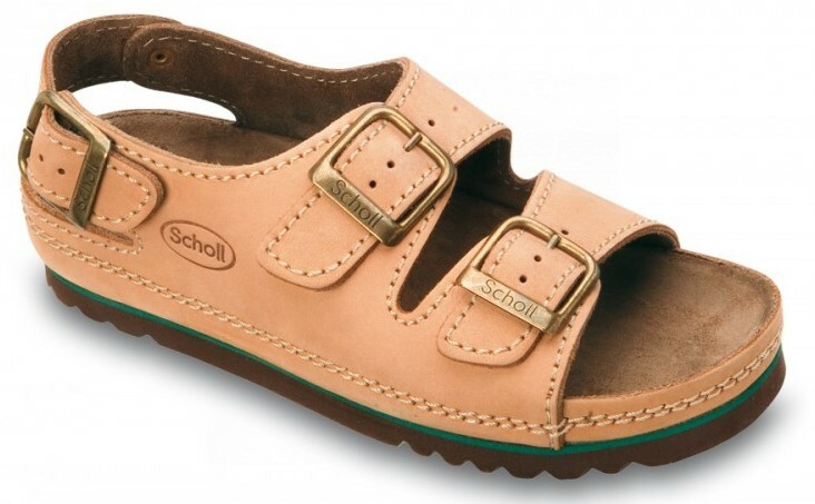 Scholl AIR BAG - zdravotné sandále PROFESIONAL veľ. 41, hnedá, 41 EU