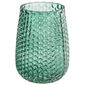 Elegantní skleněná váza, zelená