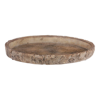 Dekorativni pladenj Les, 34 x 4 cm, beton