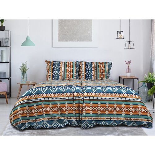 B.E.S. Petrovice Flanell-Bettwäsche Aztec Spirit, 140 x 200 cm, 70 x 90 cm