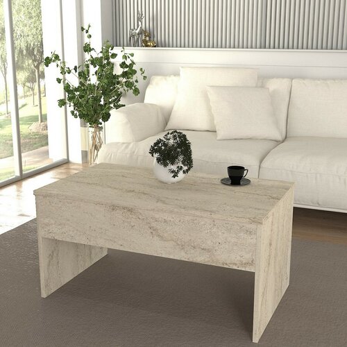 Couchtisch Akilli Travertine