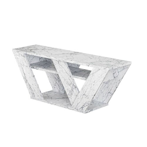 Televizní stolek Pipralla Carrara Marble
