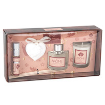 Set difuzoare și argilă aromată, cu lumânări, Măr și scorțișoară Set difuzoare și argilă aromată, cu lumânări, Măr și scorțișoară