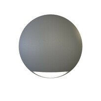 Panlux Venkovní nástěnné LED svítidlo Leon Circle šedá, 2 W