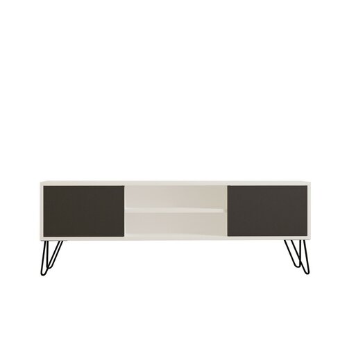 Hare White and Anthracite TV-asztal
