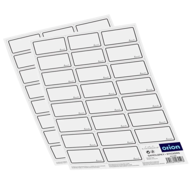 Orion Zestaw naklejek na przyprawy WHITELINE 2 x 23 szt.