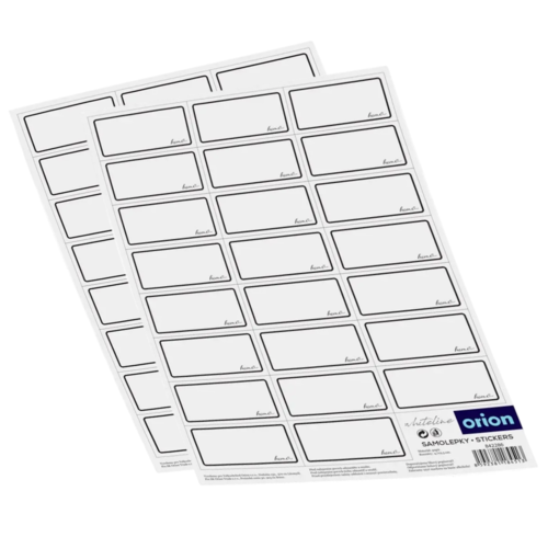 Orion Set WHITELINE Aufkleber 2 x 23 Stück