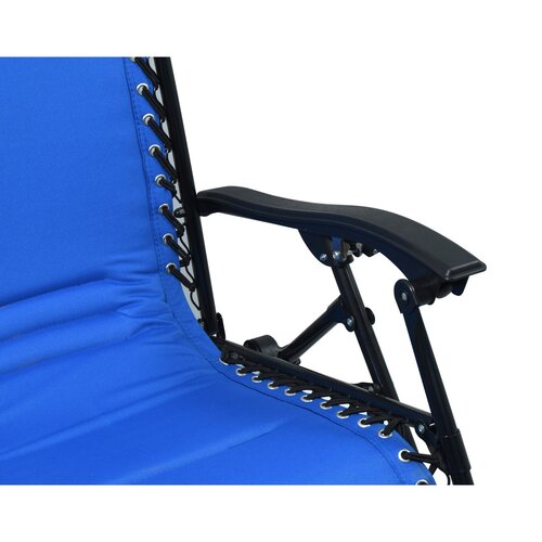 Cattara Fotel kempingowy regulowany Livo rno, niebieski