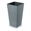 FURU SQUARE virágtartó 24 cm, szürke