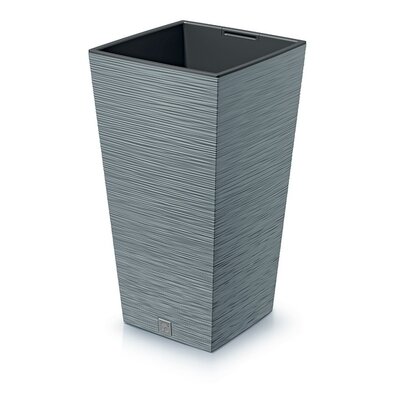 FURU SQUARE virágtartó 24 cm, szürke