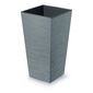 Ghiveci de flori FURU SQUARE 24 cm, gri