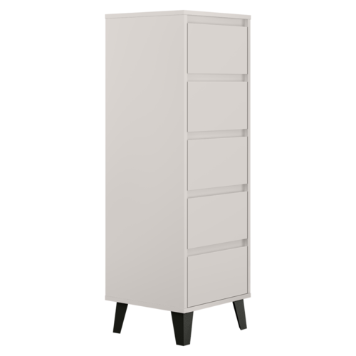 Komoda BOGAN 5S40, kremowa