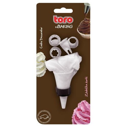 Toro Spritzbeutel textil,  4 Tüllen, 1,2 l