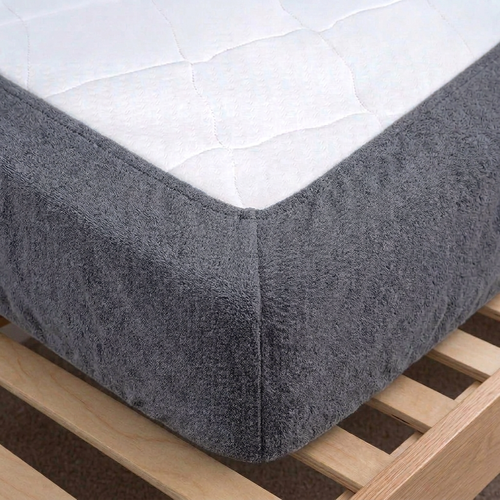 4Home Frottee-Bettlaken Perfect anthrazit, 90 x 200 cm