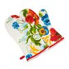 Bellatex Grillhandschuhe Mohnblumen rot , 22 x 46 cm, 2 Stück