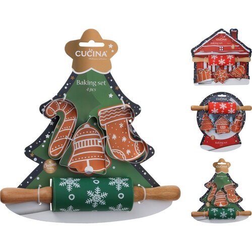 La Cucina 4-częściowy zestaw do pieczenia Chałupka
