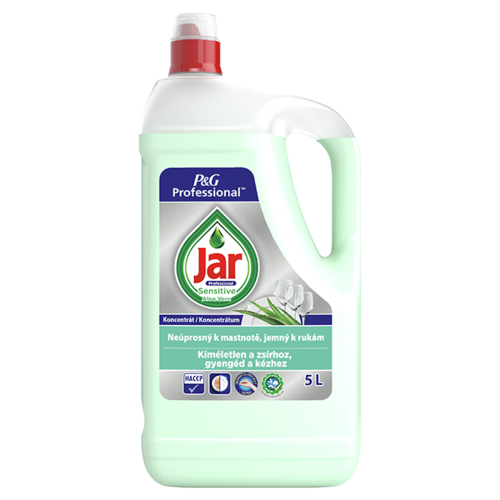 Jar Prostriedok na riad Sensitive Aloe Vera, 5 l