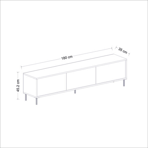 TV-Lowboard Imaj Anthracite
