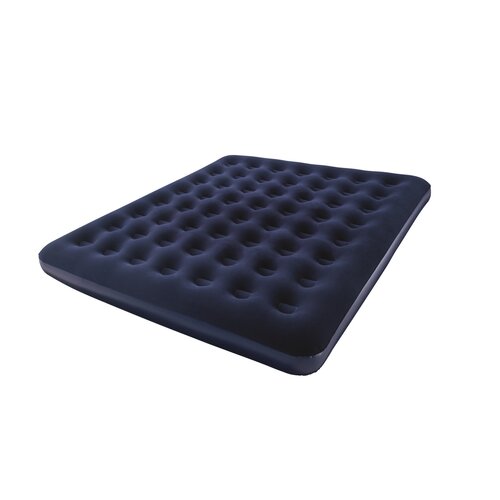 Bestway aufblasbare Matratze aus Wildleder Kingsize, 203 x 183 x 22 cm