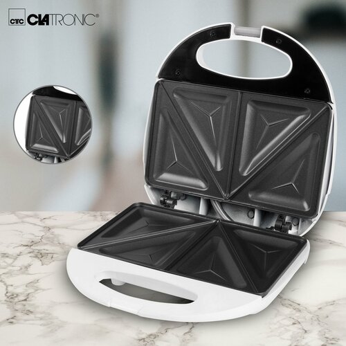 Clatronic ST 3477 szendvicssütő, fehér