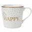 Florina porcelanska skodelica Gold, 400 ml