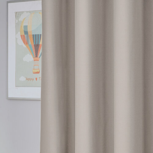 4Home Vorteilsset Verdunkelungsvorhang Dublin beige, 150 x 250 cm, 2 Stück