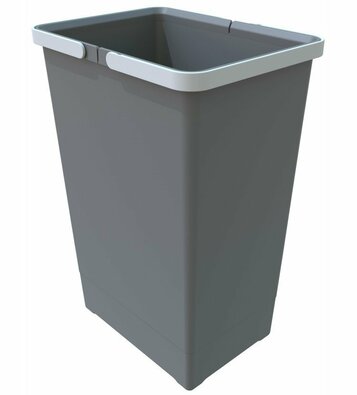 Elletipi Plastični koš z ročaji 24 l, siv