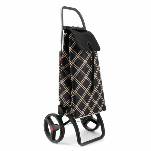 Torba na zakupy Rolser I-Max Chiara 2 Logic RSG nakółkach, czarna