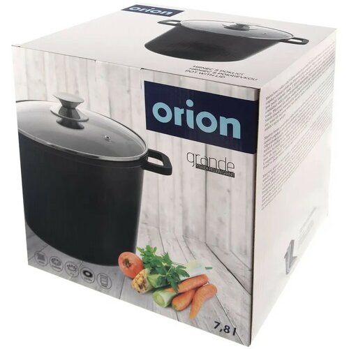 Orion lonec s steklenim pokrovom Grande, 7,8 l