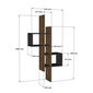Wandregal Emse Oak