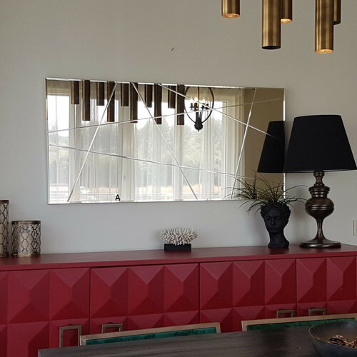 Bronze tükör 62 x 130 cm