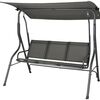 Hollywoodschaukel Arborea Grau, 170 x 110 x 153 cm