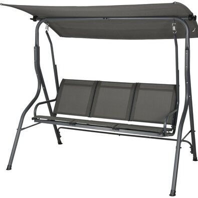 Hollywoodschaukel Arborea Grau, 170 x 110 x 153 cm