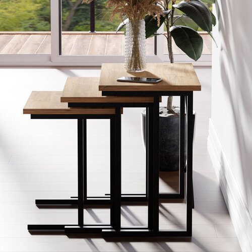 Măsuță Brown Cross, 3 buc.