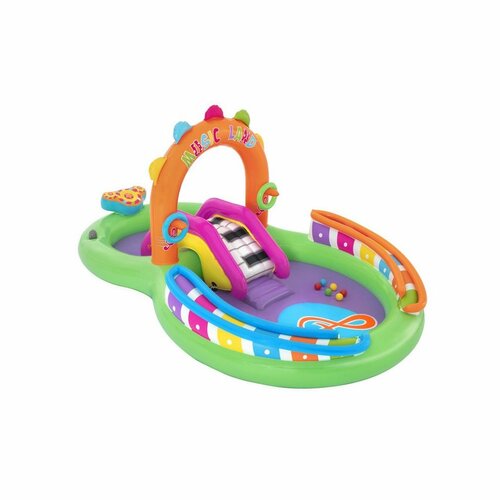 Bestway Aufblasbares Wasserspielzentrum Sing and Splash, 295 x 190 x 137 cm