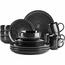 Mäser Set de veselă 16 piese FILIPPA – negru