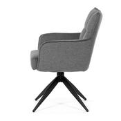 Set de scaune de sufragerie cu mecanism deîntoarcere DCH-P3170 GREY2, 2 buc.