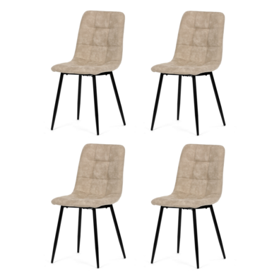 Set de scaune de sufragerie Vintage CT-281 CRM3, 4buc