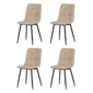 Set de scaune de sufragerie Vintage CT-281 CRM3, 4buc
