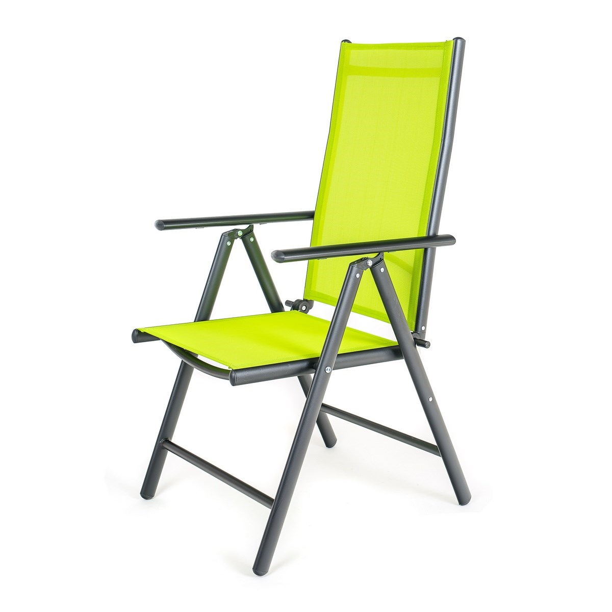 HAPPY GREEN Židle polohovací RAMADA 56,5 x 42,5 x 107 cm, světle zelená