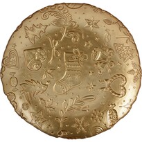 EH Gold karácsonyi tányér, 21 cm