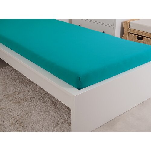 4Home Ideal jersey lepedő zöld türkiz, 100 x 200 cm