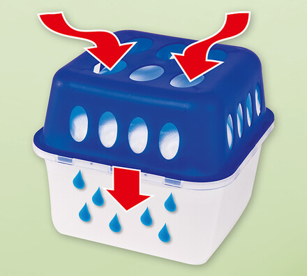 Osuszacz powietrza z 2 zapasowimi wkładkami